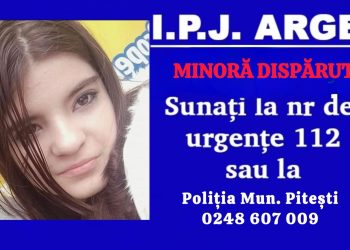 Minoră de 14 ani plecată voluntar din Moșoaia