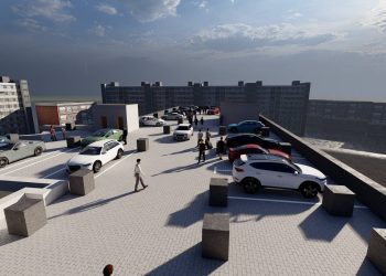 Pitești: Parcarea supraterană din Piața Ceair va fi modernizată până în noiembrie