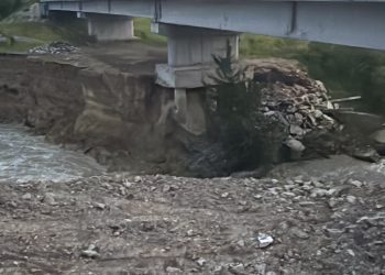 A1–Topoloveni: Pod închis din cauza riscului de prăbușire