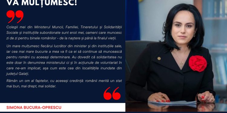 Simona Bucura-Oprescu, după 705 zile ca ministru: „Colegii mei sunt eroii mei”