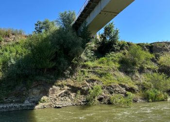 S-a predat amplasamentul pentru execuția pragului de fund și pentru stabilizarea malurilor la Podul Căteasca