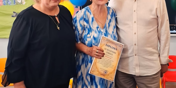 Dan Stroe :,, Vă mulțumim, doamnă, pentru toți anii de dăruire….,,