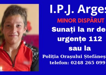 Minor de 14 ani, plecat voluntar de la domiciliul din Ștefănești