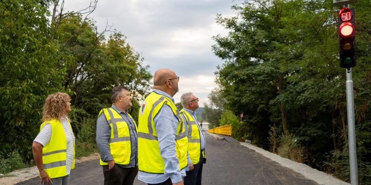 Podul de la Valea Danului – redeschis circulației cu 10 zile mai devreme!