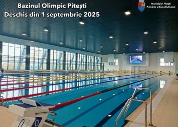 Bazinul Olimpic Pitești se redeschide din 1 septembrie 2025!