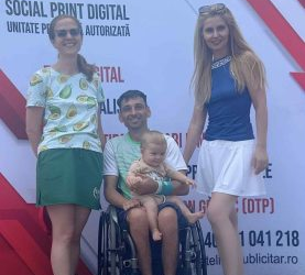 Gianina Petrescu, asistent medical pentru al 7-lea an la turneul internațional de tenis pentru sportivi cu dizabilități de la Bascov