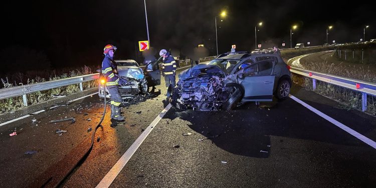 Accident grav pe A1!