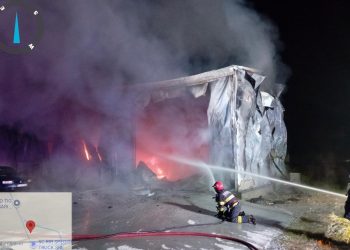 Incendiu devastator în Albota!
