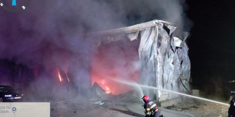 Incendiu devastator în Albota!