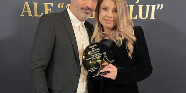 Cristina Berca, premiată la Premiile de Excelență ale Argeșului pentru contribuția sa remarcabilă în sportul juvenil
