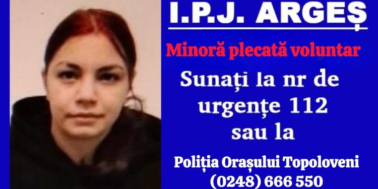 Minore plecate voluntar dintr-un centru din Topoloveni