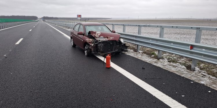 Accident rutier pe DEx12, la km 111, sens Craiova