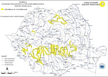 Atenționare hidrologică COD GALBEN în Argeș!