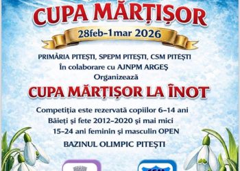 Cupa Mărțișor la înot – ediția 2026, la Pitești!