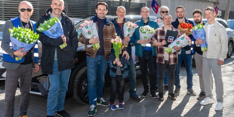 La început de martie, caravana Digi FM a răspândit zâmbete și culoare în centrul Capitalei