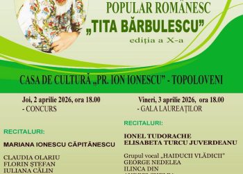 Topoloveni devine capitala cântecului popular: Festivalul „Tita Bărbulescu”, ediția a X-a