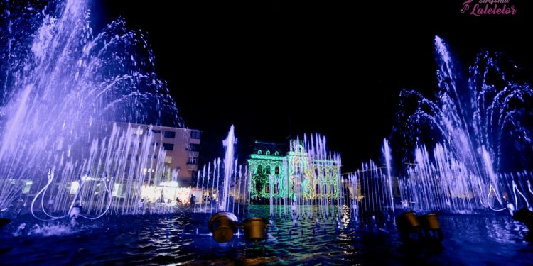 Fântâna muzicală din Piața Primăriei – program de weekend!