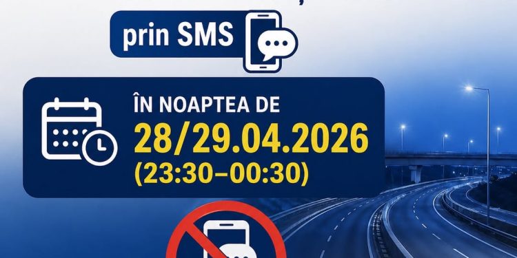Atenție, șoferi! Serviciul de rovinietă prin SMS va fi întrerupt în noaptea de 28 spre 29 aprilie