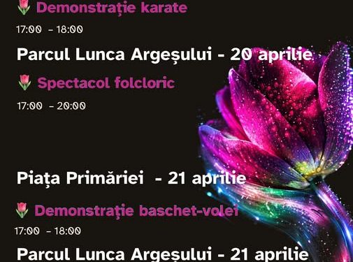 Continuă Simfonia Lalelelor: energie, mișcare și spectacole pentru toate vârstele!