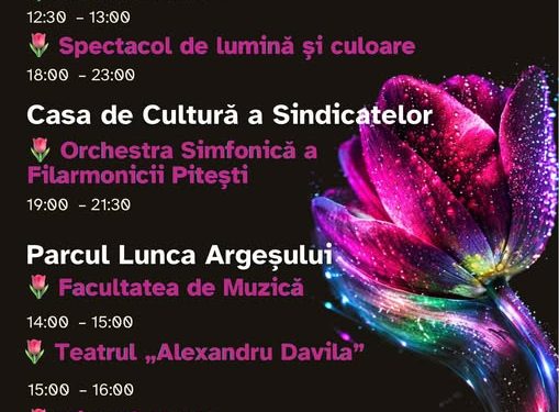 Programul manifestărilor organizate în prima zi a festivalului Simfonia Lalelelor, ediția a 49-a