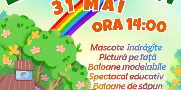 Ziua Copilului, sărbătorită la Ștefănești cu mascote, spectacole și surprize