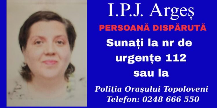 Femeie de 40 de ani cu probleme medicale, plecată voluntar din Topoloveni
