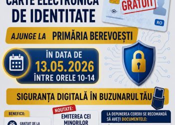 Caravana pentru emiterea Cărții Electronice de Identitate ajunge la Primăria Berevoești