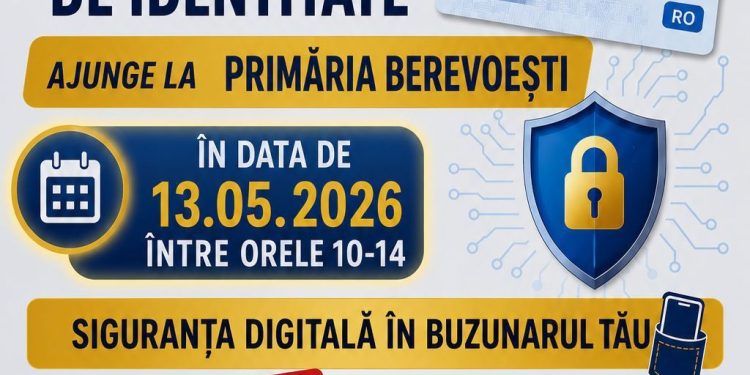 Caravana pentru emiterea Cărții Electronice de Identitate ajunge la Primăria Berevoești