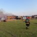 Incendiu la o magazie de furaje, în zona Conașu Iacob, comuna Albota