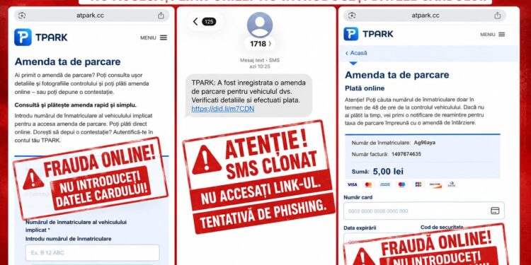 Escrocii se folosesc de numele TPARK! Primăria Pitești avertizează asupra unei noi fraude prin SMS
