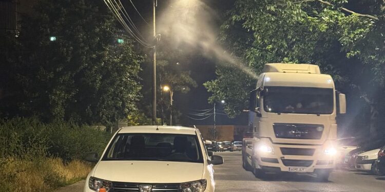 O nouă acțiune de dezinsecție în Pitești, în seara de 09 spre 10 iulie 2026