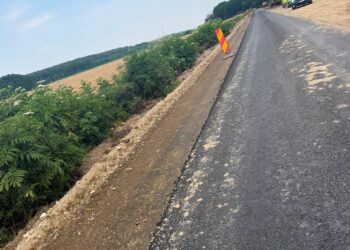 Lucrările la DJ 679 au ajuns la 37%