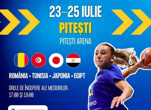 Piteștiul devine, pentru trei zile, capitala handbalului juvenil internațional!
