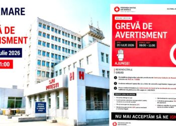 Anunț important de la Spitalul Județean de Urgență din Pitești