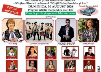 Bascovul își sărbătorește ziua pe 30 august! Spectacol de muzică populară, artiști îndrăgiți și foc de artificii