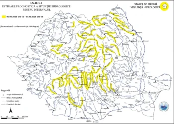Județul Argeș, sub Cod galben de viituri. Hidrologii avertizează asupra riscului de inundații locale