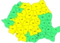 Cod galben de vreme rea în Argeș