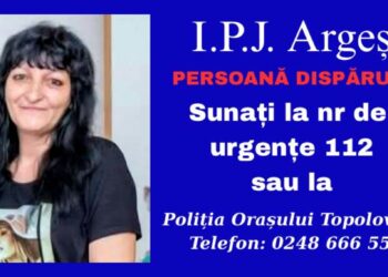 Femeie de 56 de ani plecată voluntar din Topoloveni