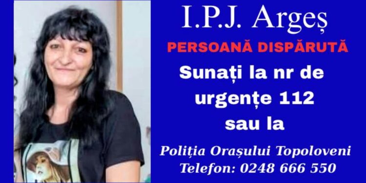 Femeie de 56 de ani plecată voluntar din Topoloveni