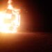 Autotractor cuprins de flăcări în Argeș. Pompierii au intervenit de urgență pentru stingerea incendiului