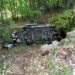 Accident grav în Argeș: mașină răsturnată în afara drumului. Patru persoane au ajuns la spital