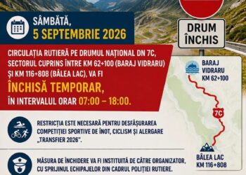 Atenție, șoferi! Transfăgărășanul va fi închis timp de 11 ore