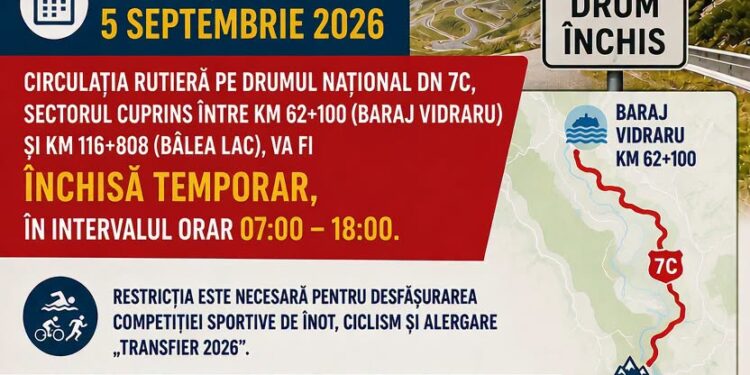 Atenție, șoferi! Transfăgărășanul va fi închis timp de 11 ore