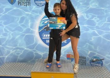 Rezultate excelente pentru înotătorii B2O la Cupa CSM Pitești! Trei  trofee pentru cele mai bune performanțe