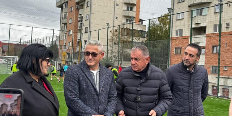 Terenul sintetic de la Baza Sportivă „Aripi” a fost finalizat!