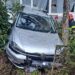 Accident în cartierul Exercițiu din Pitești! Un autoturism a lovit balconul unui bloc
